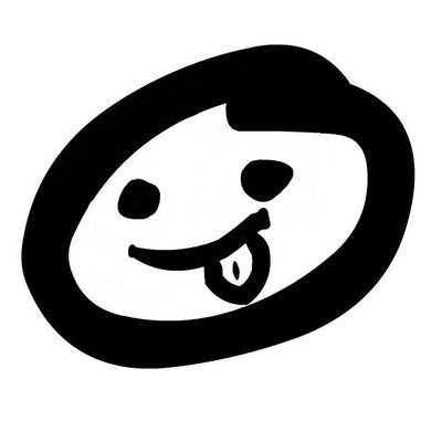 A black and white smiley face, my usual profile picture