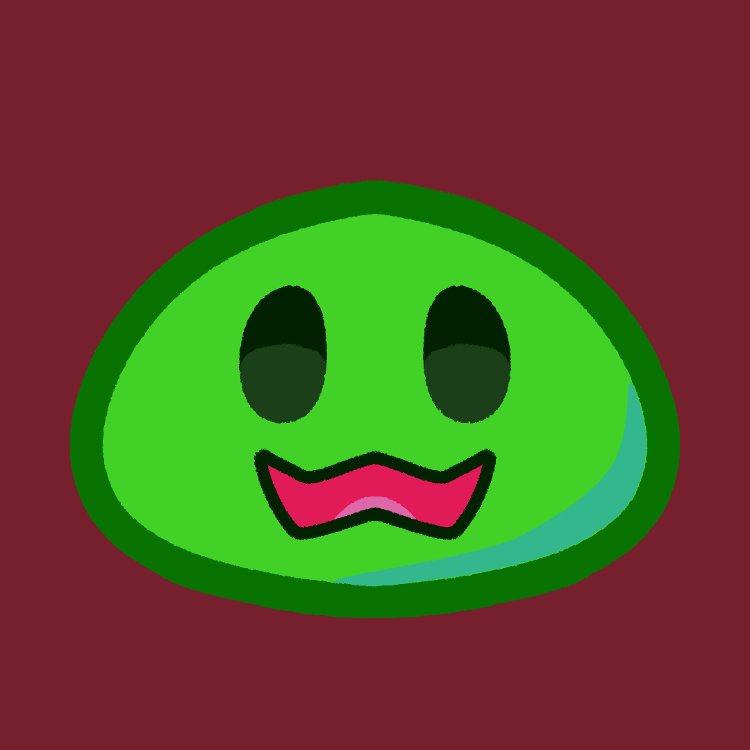 Image of a slime used to represent the GloopBloop character